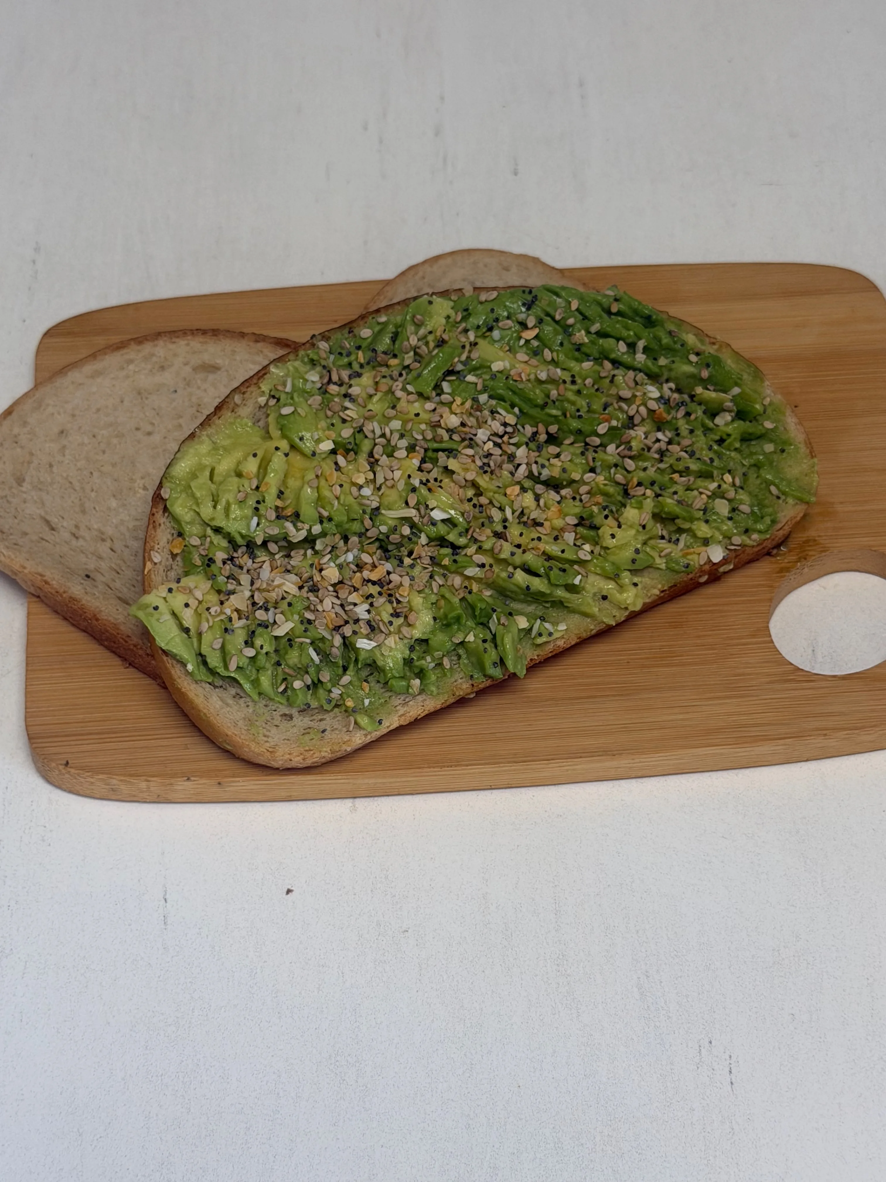 Avocado toast on multigrain