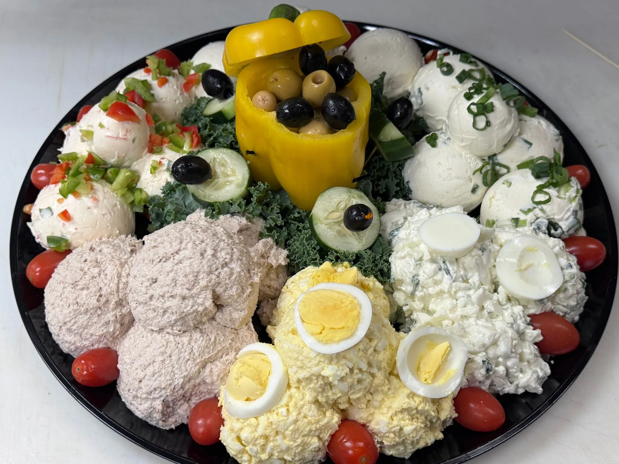 Cream cheese platter