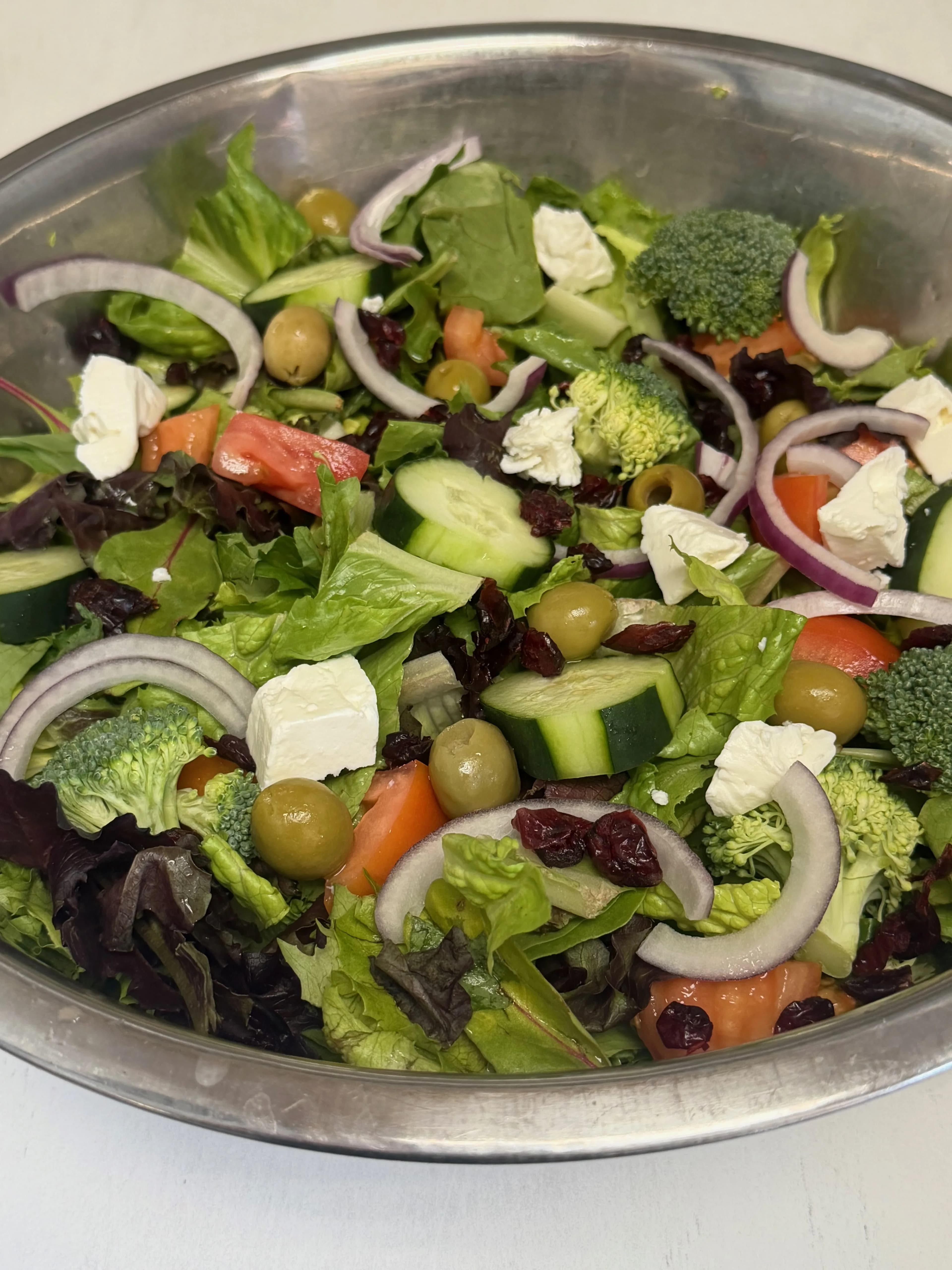 Greek salad with feta